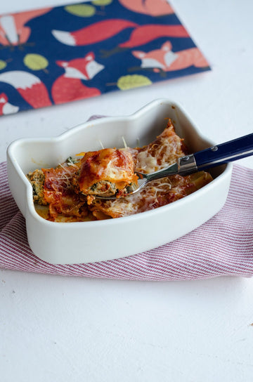 Easy Spinach and Ricotta Cannelloni