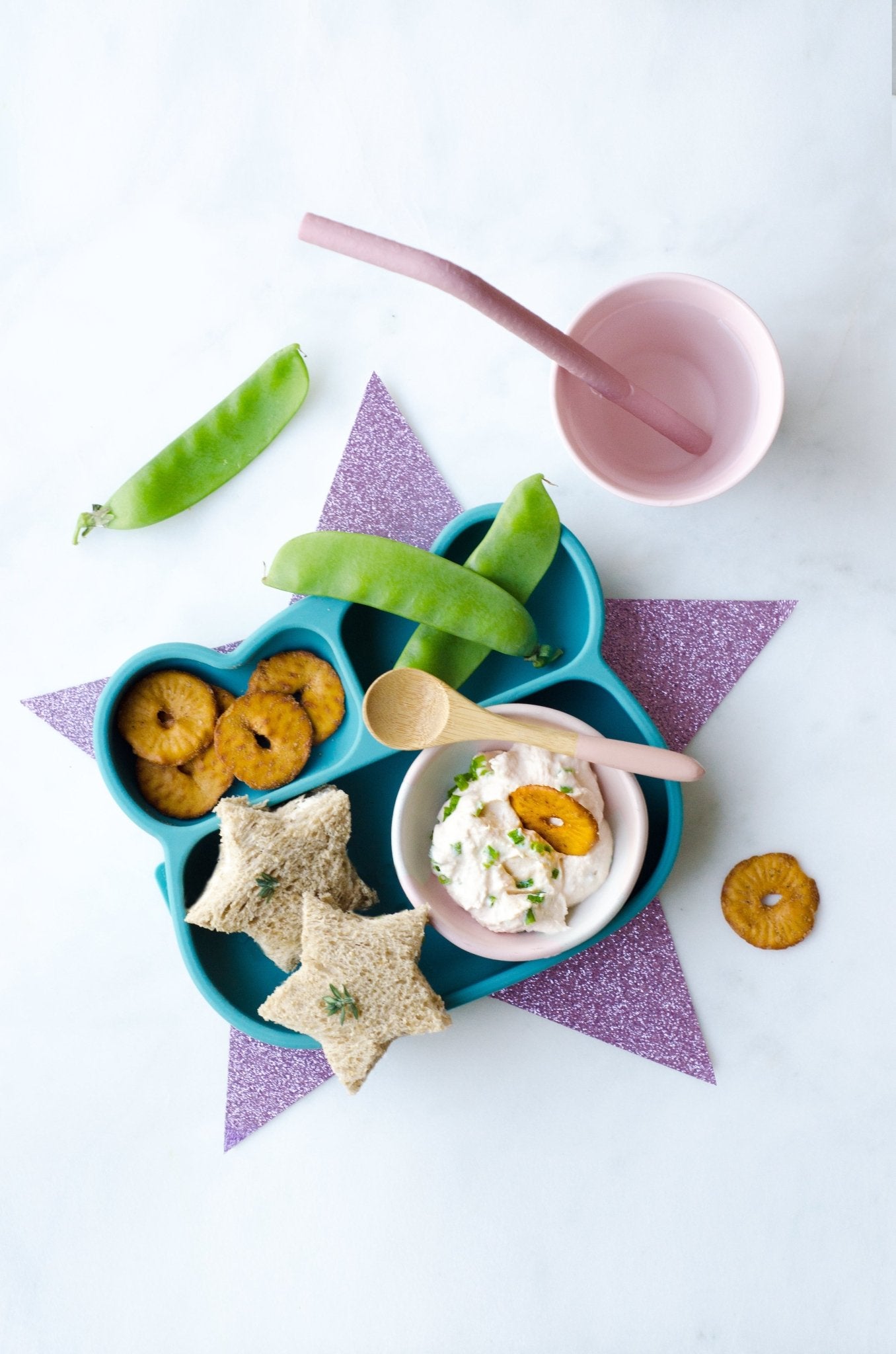 Cream Cheese Sandwich Stars