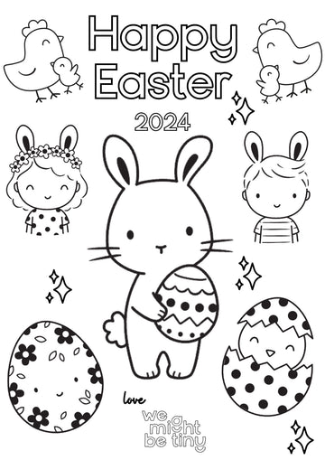 Hoppy Easter Fun: Download Our Free Easter Colouring Sheet!