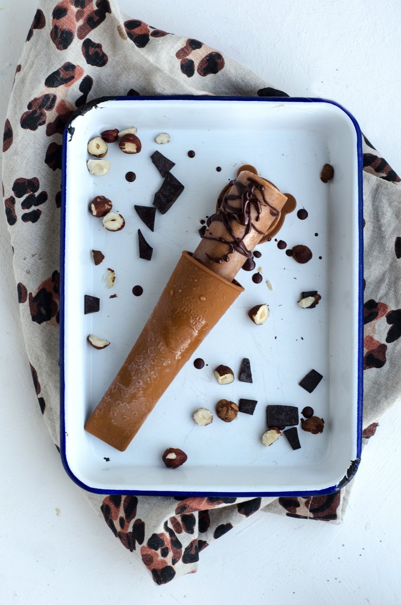 healthy chocolate hazelnut ice cream