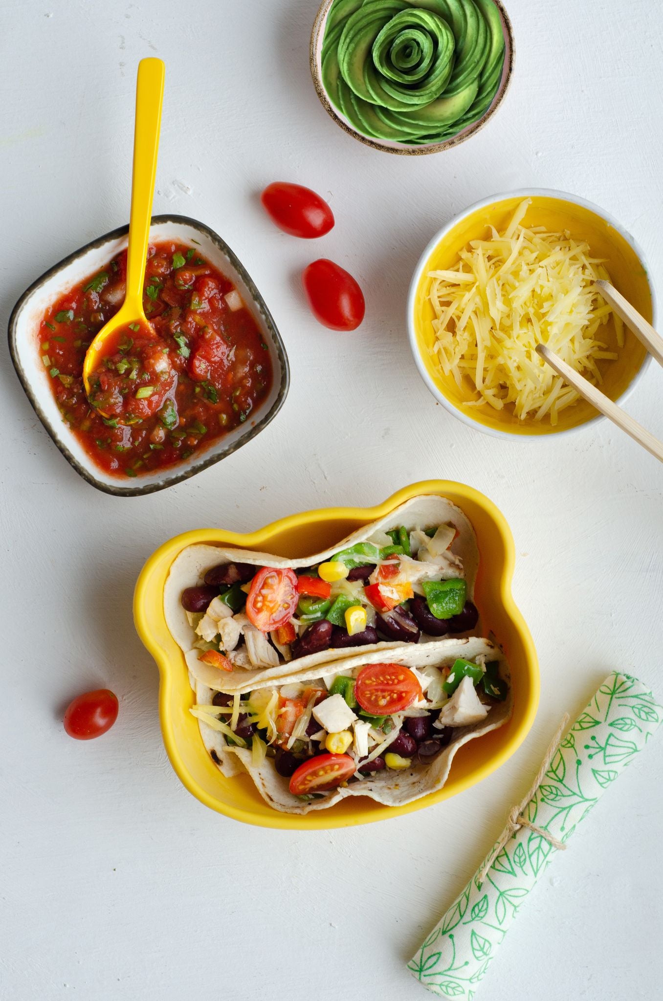 kid friendly chicken tacos