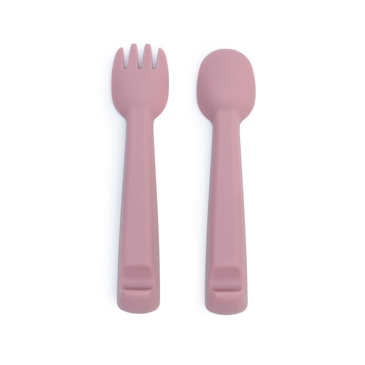 Feedie® Fork & Spoon Set - Dusty Rose (CLEARANCE)