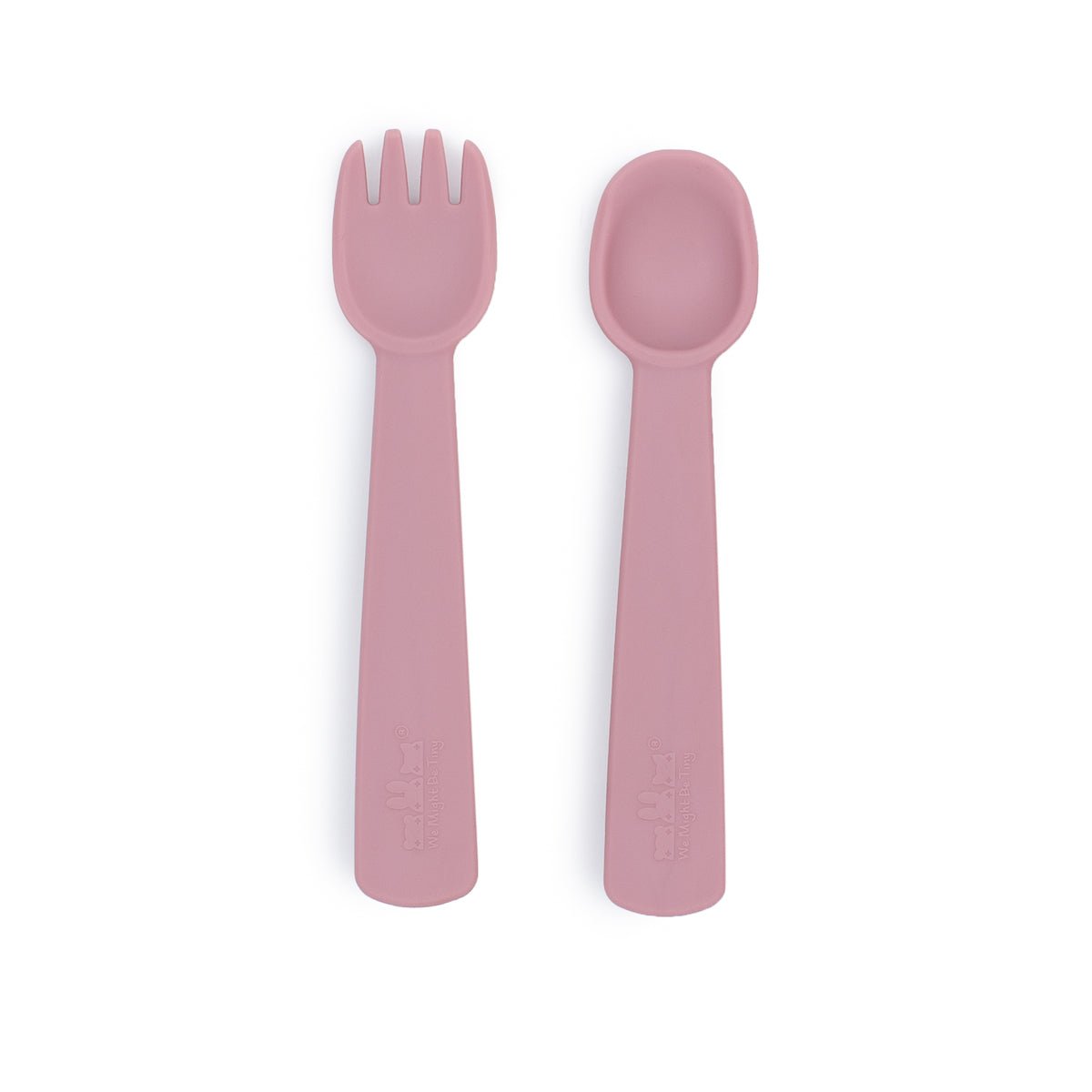 Feedie® Fork & Spoon Set - Dusty Rose (CLEARANCE)