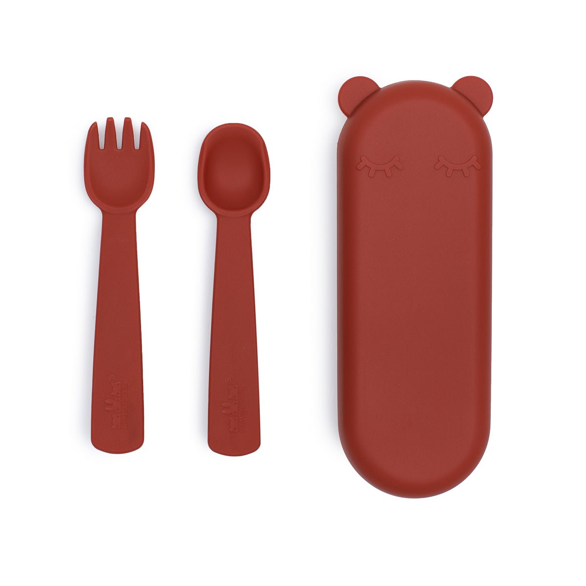 Feedie® Fork & Spoon Set - Rust (CLEARANCE)