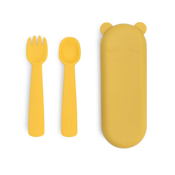 Feedie® Fork & Spoon Set - Yellow (CLEARANCE)