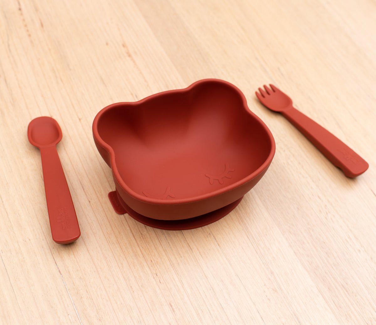 Feedie® Fork & Spoon Set - Rust (CLEARANCE)