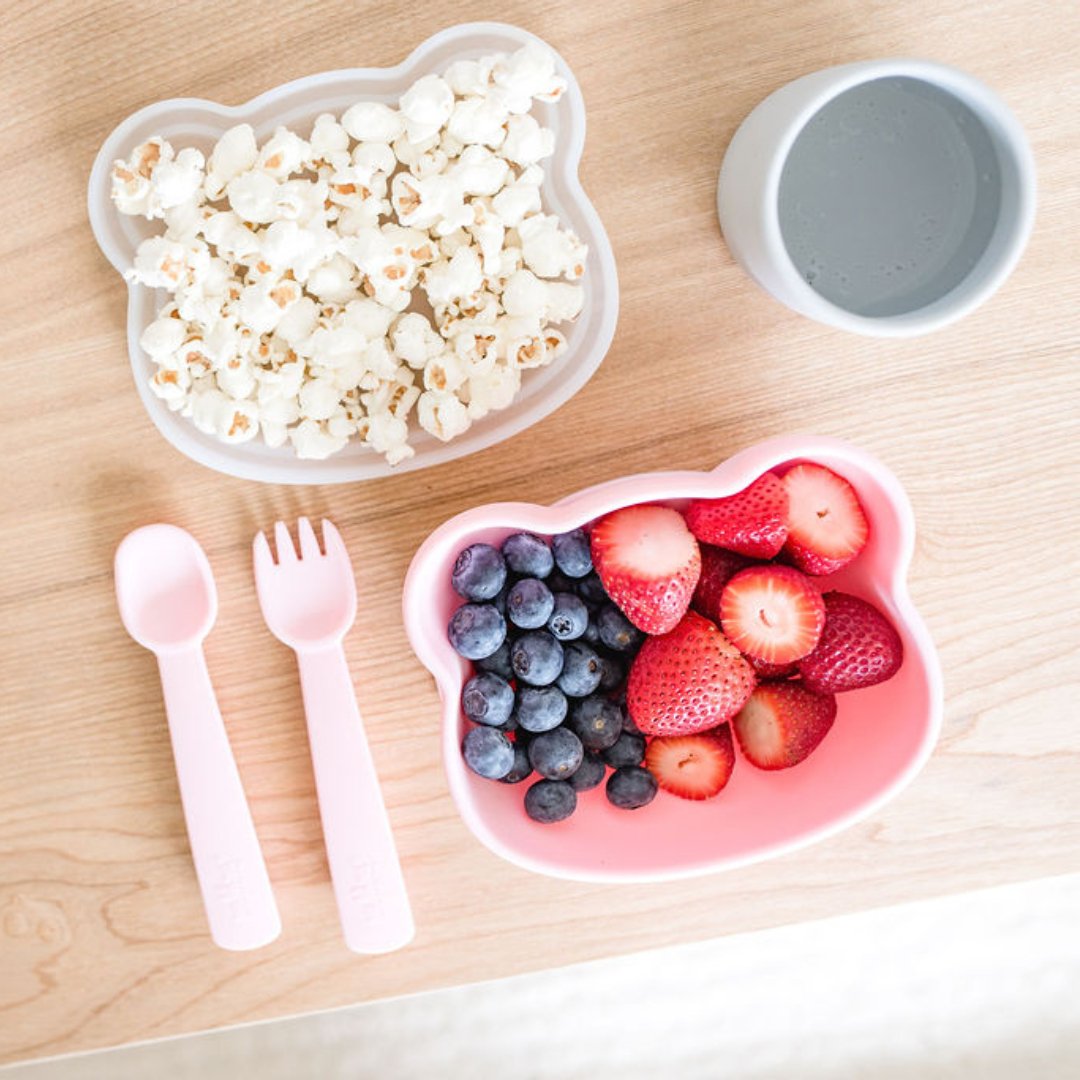 Feedie® Fork & Spoon Set - Powder Pink (CLEARANCE)