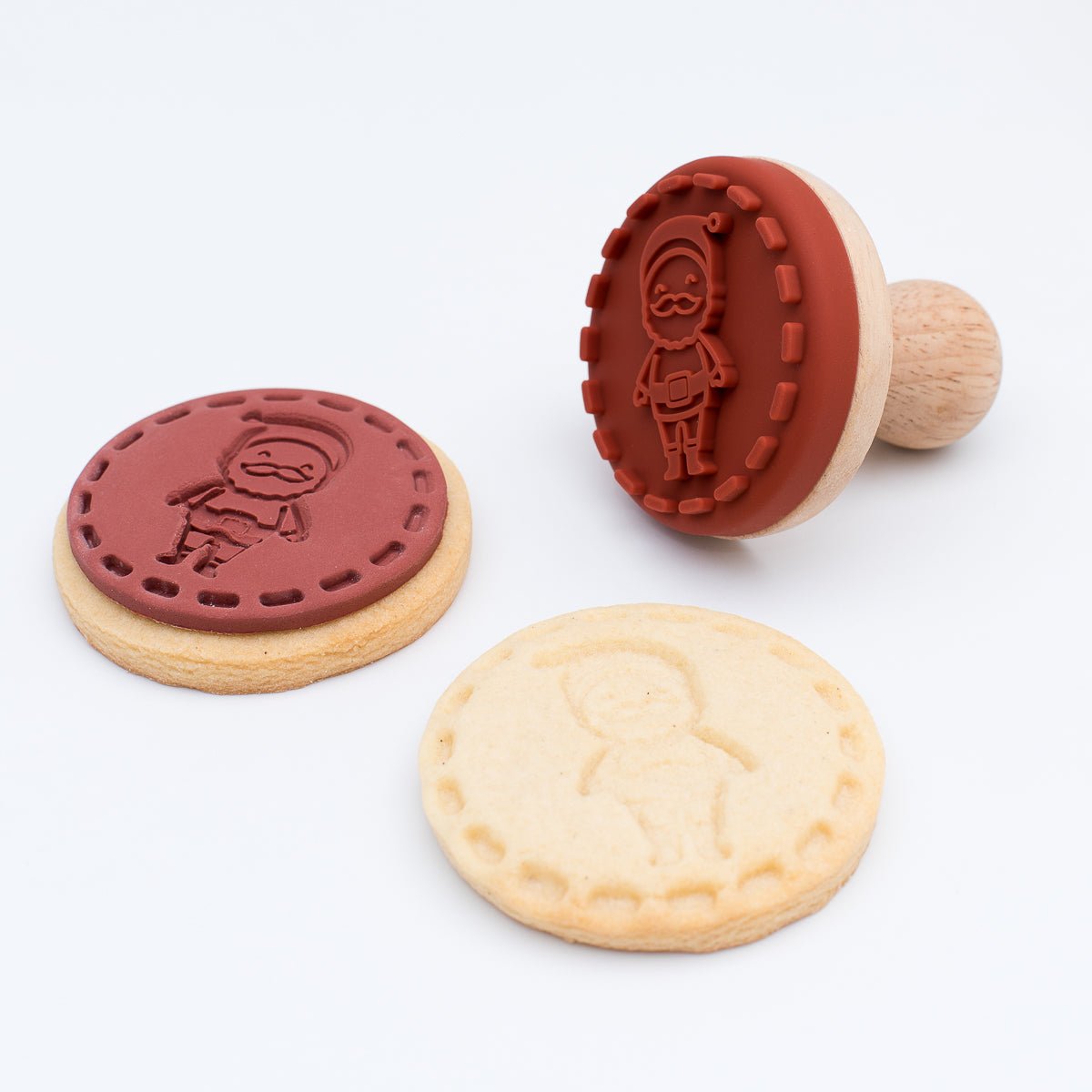 christmas cookie stamps santa claus stamp