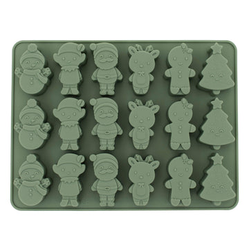 Christmas Mini Poddies® - Chocolate Mould - Sage (preorder)