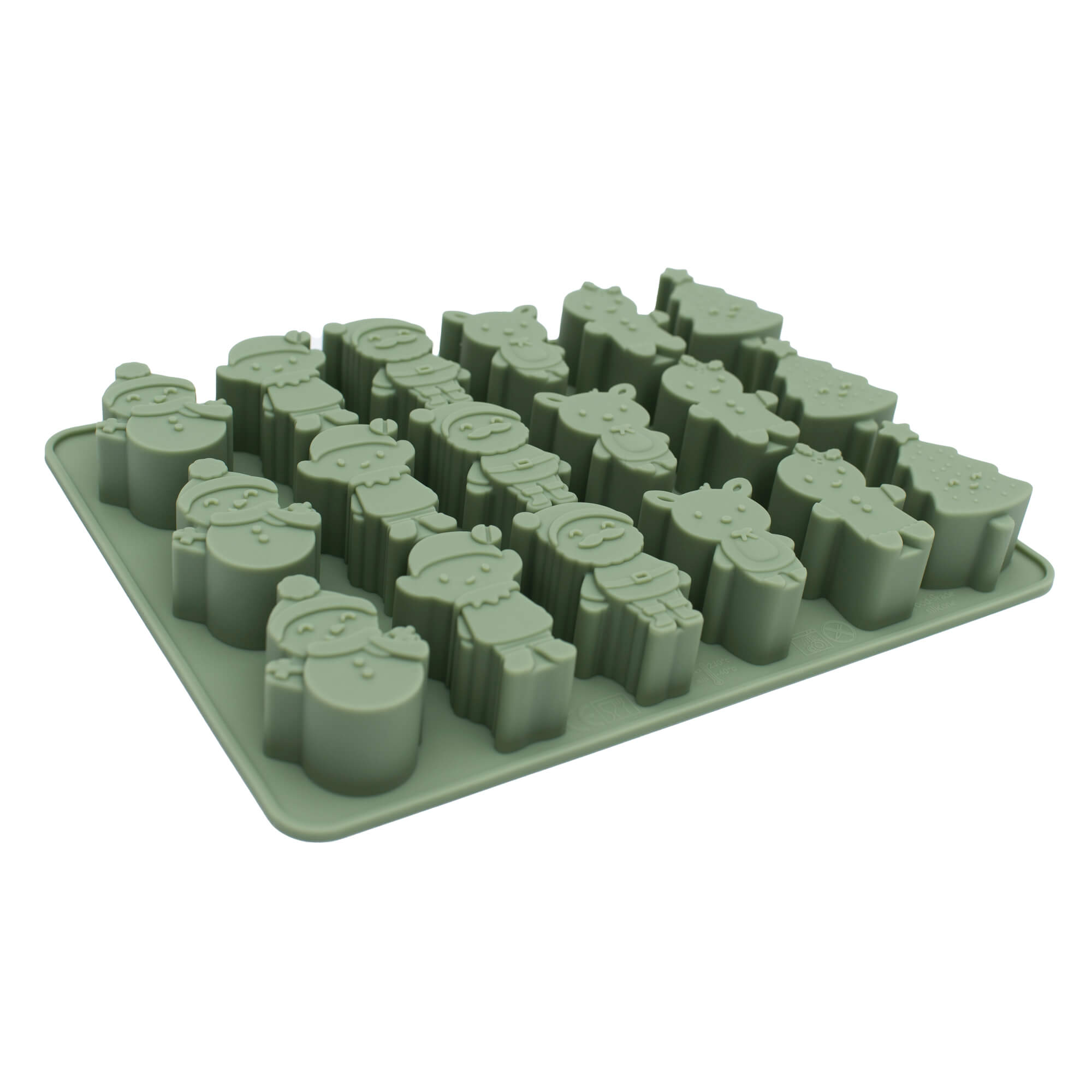 Christmas Mini Poddies® - Chocolate Mould - Sage