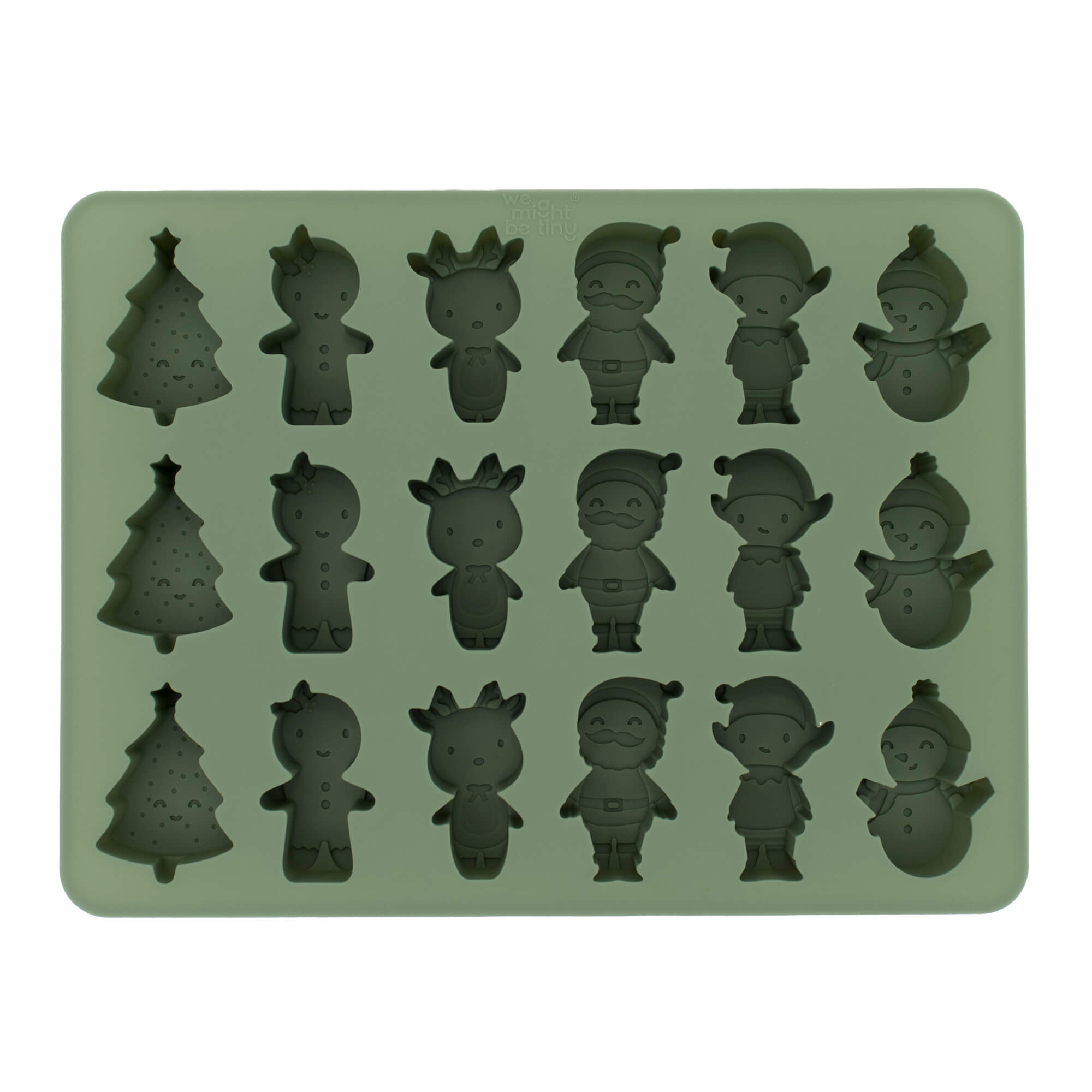 Christmas Mini Poddies® - Chocolate Mould - Sage