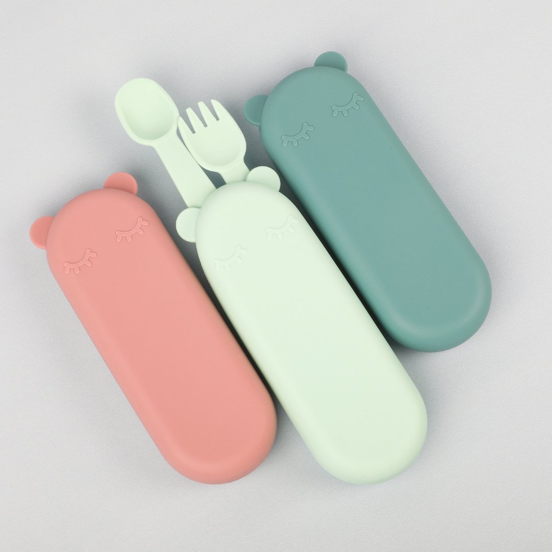 Feedie® Fork & Spoon Set - Blue Dusk (CLEARANCE)