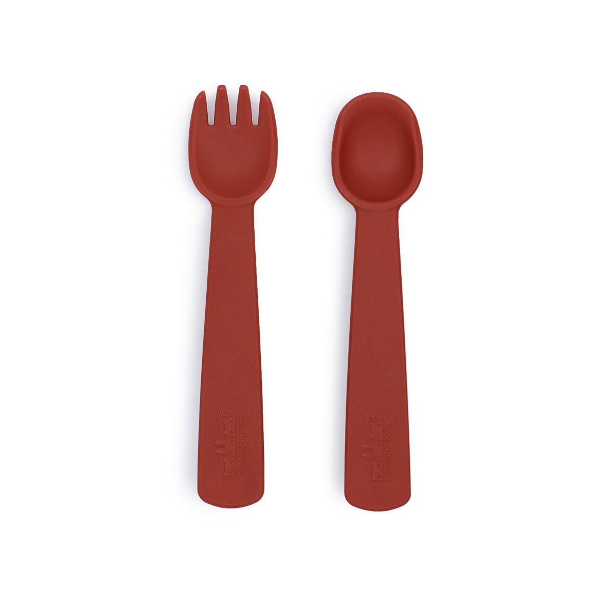 Feedie® Fork & Spoon Set - Rust