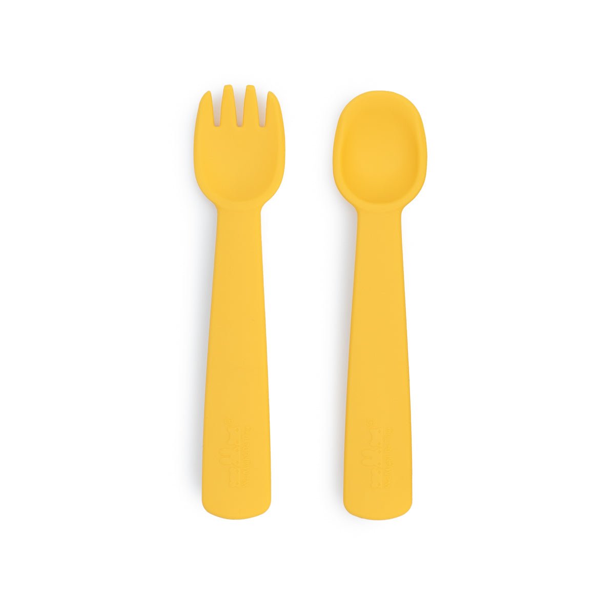 Feedie® Fork & Spoon Set - Yellow