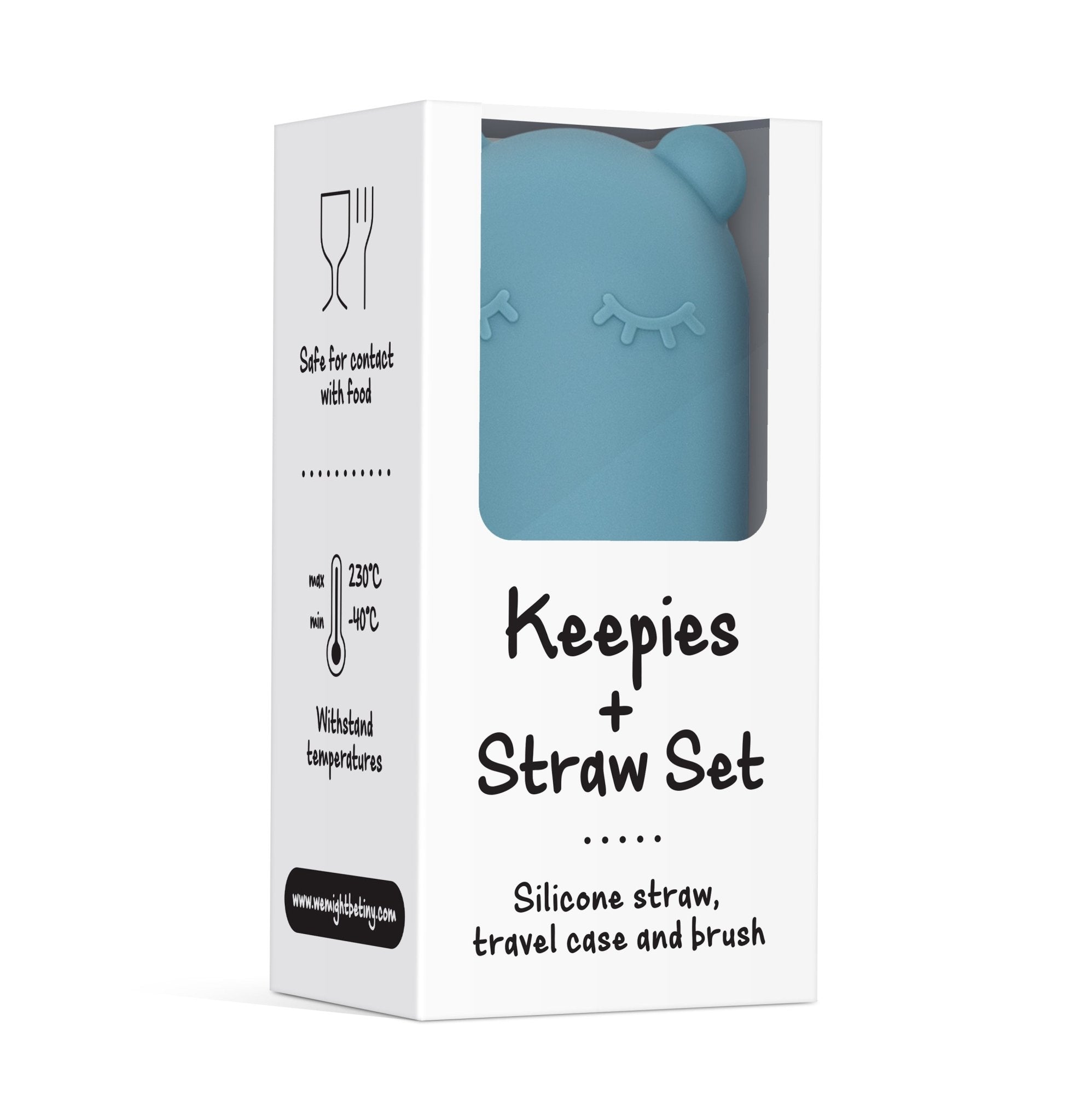 Keepie + Straw Set - Blue Dusk