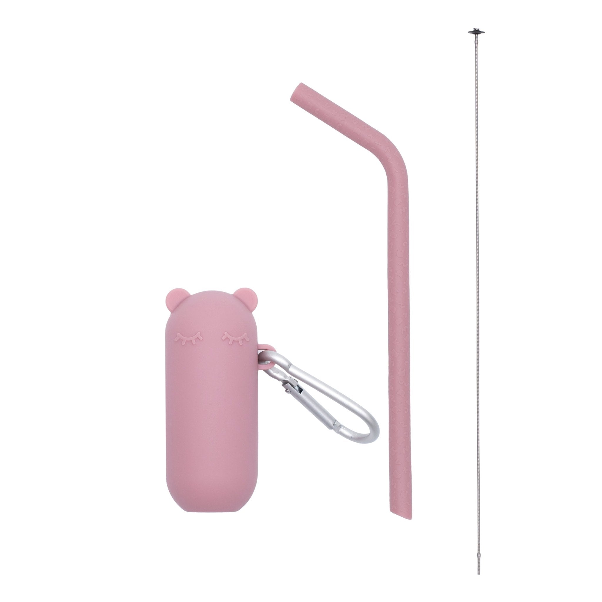 Keepie + Straw Set - Dusty Rose