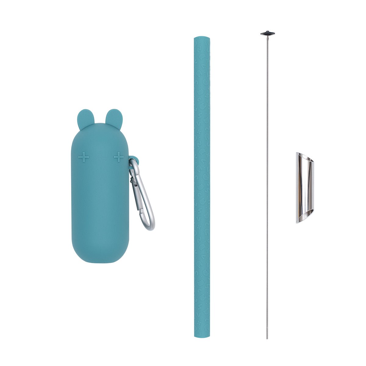 Reusable Bubble Tea Straws in Blue Dusk