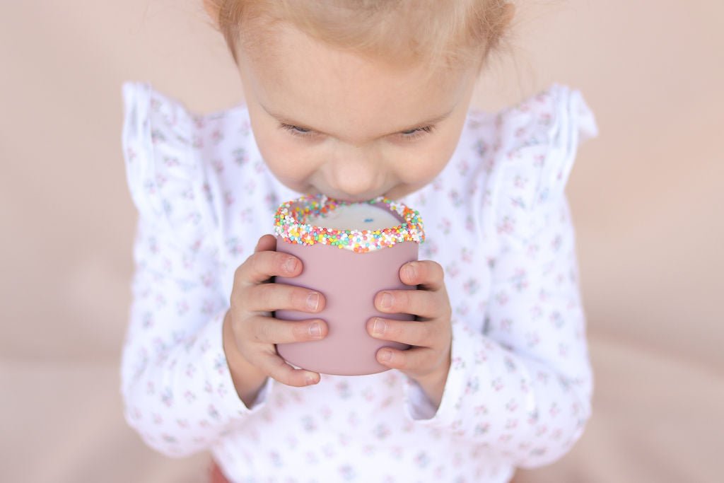 Silicone Grip Cup in Dusty Rose