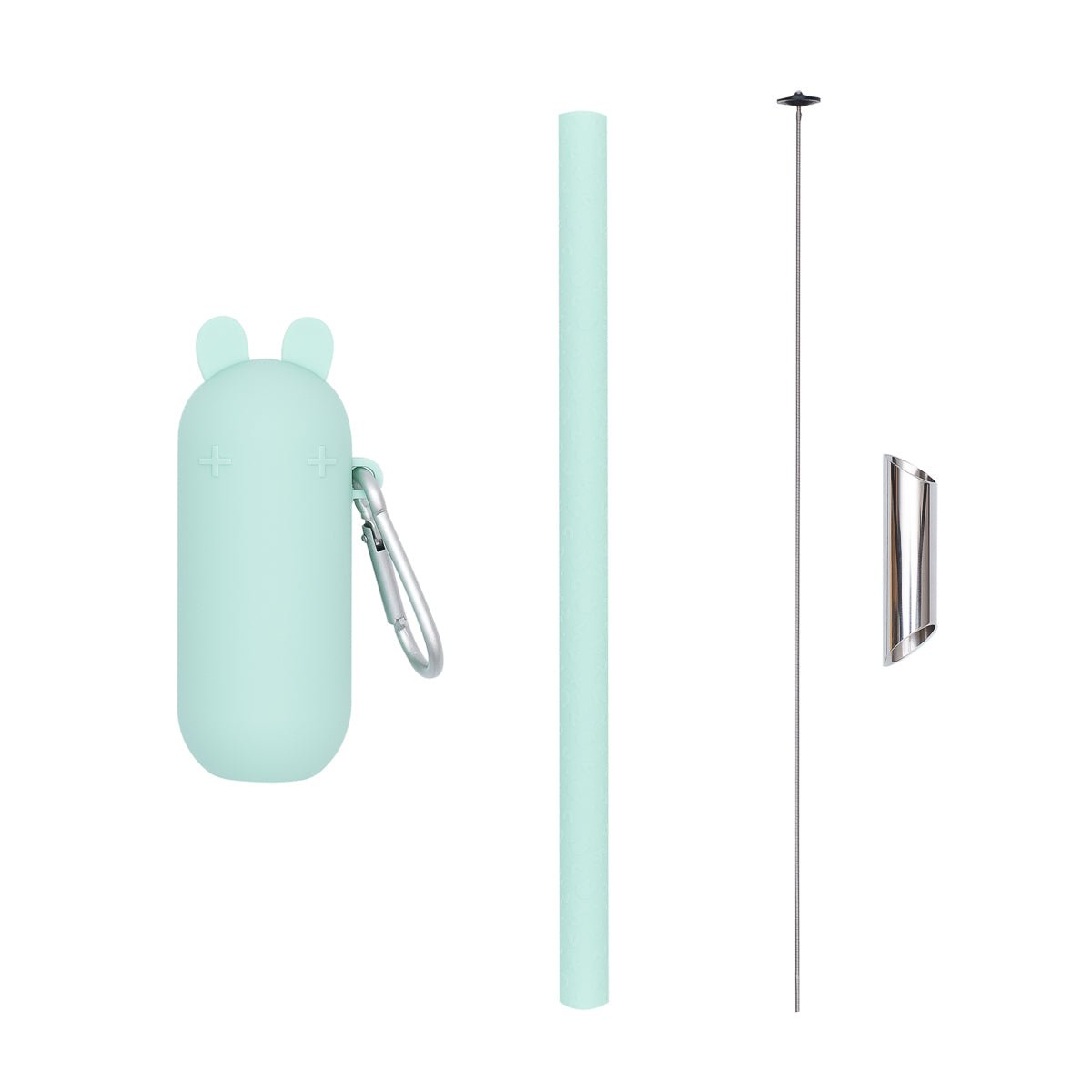 Reusable Bubble Tea Straws in Mint