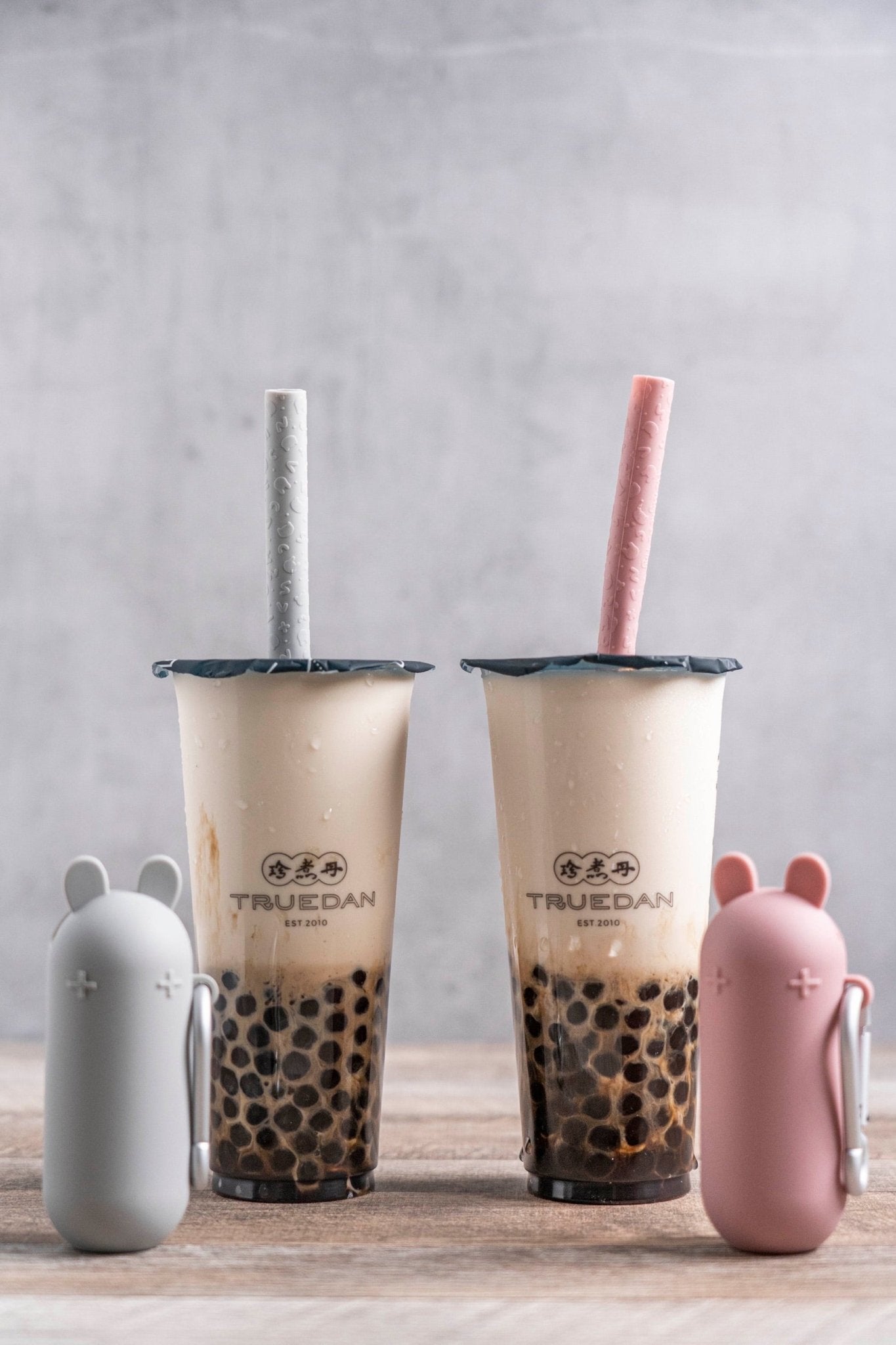 Silicone Boba Tea Straw + Case