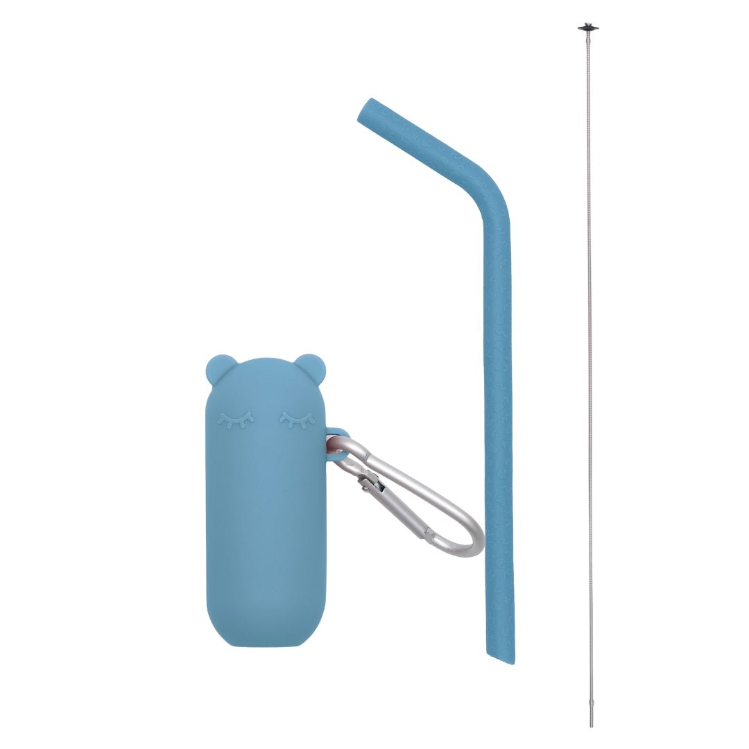 Keepie + Straw Set - Duck Egg Blue