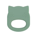Our silicone cat teething ring in Sage