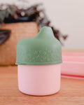 The Sippie Lid - The No-Spill Sippy Cup Lid with Straw in Sage