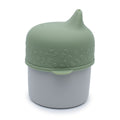 The Sippie Lid - The No-Spill Sippy Cup Lid with Straw in Sage