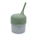 The Sippie Lid - The No-Spill Sippy Cup Lid with Straw in Sage