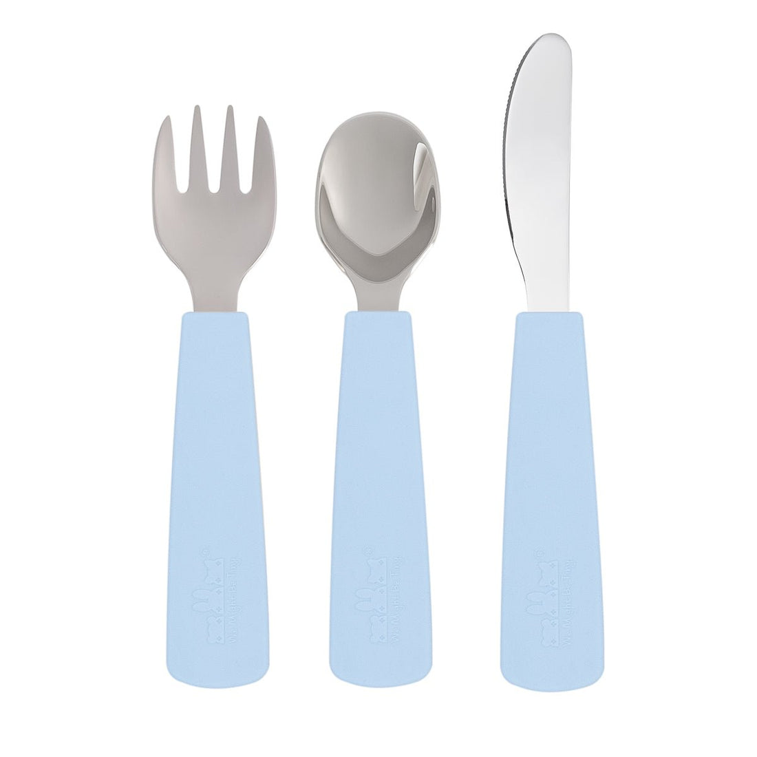 Toddler Cutlery Set in Powder Blue